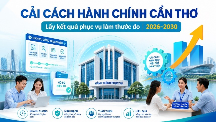 Cần Thơ phát động phong trào thi đua đẩy mạnh cải cách hành chính giai đoạn 2026 – 2030